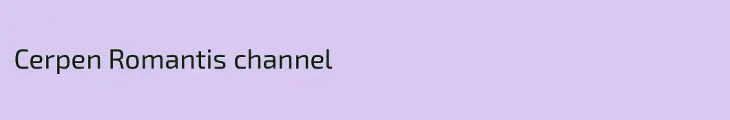 Cerpen Romantis channel